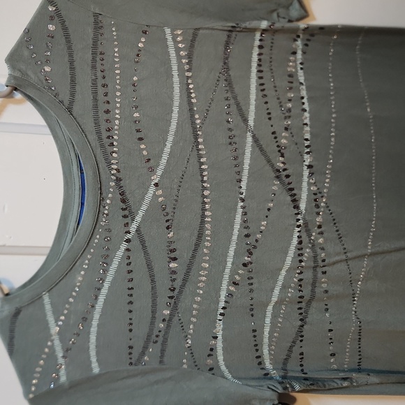 Women's Apt. 9 green Top - Picture 3 of 4